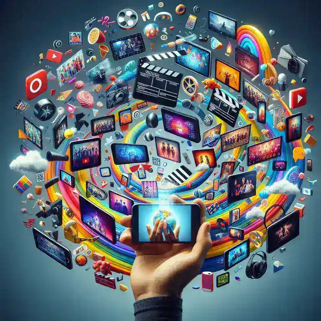 "Captivating image showcasing vibrant Reels and Shorts content on mobile screens, highlighting the revolution of dynamic video in modern social media platforms."